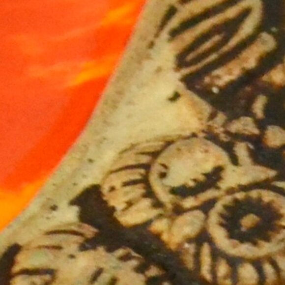 Vintage Treasure Craft Spoon Rest Texas Made In USA Brown Orange Kitchen Decor - Picture 3 of 8